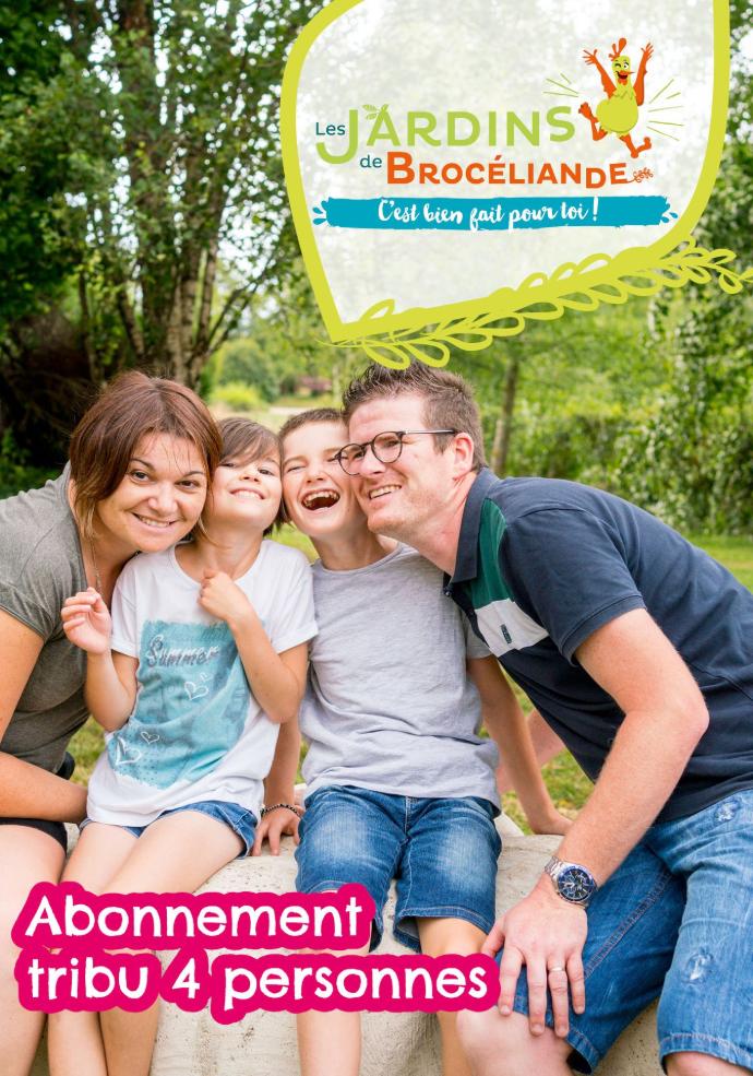 ABONNEMENT 2026 TRIBU 4 PERSONNES